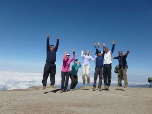 REMAX Team Jumping on Summit of Mount Kilimanjaro
